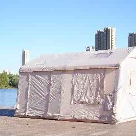 Tentes de camping portables gonflables de grande taille, imperméables 3000 mm, couleur kaki, pour toutes les saisons, prix d'usine en gros, résistantes et rapides à monter - Product Image 5