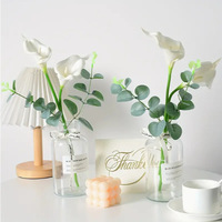 Calla Lily Fleur Artificielle PU Texture Calla Arrangement Floral De Mariage Décoration De La Maison Fleur En Gros