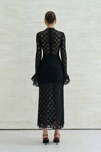 New ODM <b>Women's</b> <b>Skirts</b> CONAL LACE MIDI <b>SKIRT</b> Elegant Long <b>Skirts</b> for <b>Women</b> Lace Decoration Service A-Line Design from Vietnam - Product Image 4