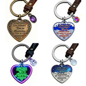 พวงกุญแจสแตนเลสพร้อมสลักด้วยเลเซอร์ของขวัญที่สมบูรณ์แบบสำหรับผู้ที่ลืมสิ่งต่างๆ - Product Image 1