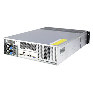 <strong>3U</strong> Short Length Storage <strong>Server</strong> <strong>Case</strong> <strong>16</strong> X 3.5" Hot-Swappable SATA/SAS Drive <strong>Bays</strong> 12Gb/s HD MiniSAS 2 X 5.25" <strong>Bays</strong> - Product Image 3