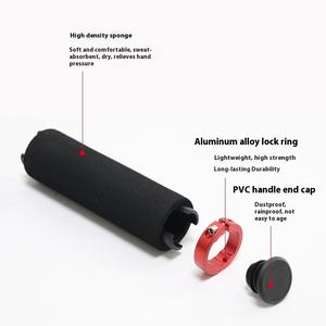 Poignée en éponge antidérapante à verrouillage bilatéral pour VTT et équipement de cyclisme transfrontalier - Product Image 2