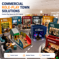 Centre de divertissement familial, aire de jeux intérieure commerciale, plastique personnalisable, clé en main, certifié TUV, zone pour enfants
