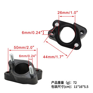 ข้อต่อท่อร่วมไอดีรถจักรยานยนต์ Woostar รุ่น P091-XT112 สำหรับ Yamaha G2 G8 G9 G11 G14 4 จังหวะ - Product Image 4
