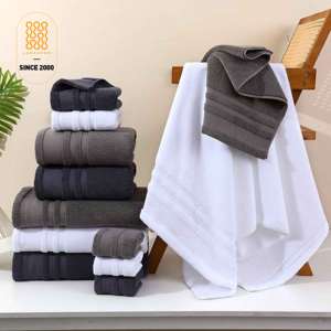 <span class=keywords><strong>Set</strong></span> di <span class=keywords><strong>Asciugamani</strong></span> da <span class=keywords><strong>Bagno</strong></span> in Cotone Bianco di Lusso Certificato Oeko-tex 500gsm Altamente Assorbenti per il <span class=keywords><strong>Bagno</strong></span> - Product Image 1