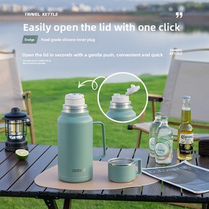Hildodge Jane Grip Multifunctional <strong>Large</strong> Capacity Outdoor Sports Fitness Camping Portable Vacuum Thermos Travel <strong>Kettle</strong> - Product Image 3