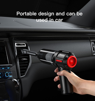 Aspirateur portable sans fil mini haute puissance 20000mAh, pour utilisation humide et sèche, idéal pour la voiture
