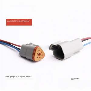 10cm 16AWG H11 9006 zu DT 2-Pin Stecker Hochleistungs 110V Silikon Kfz-Kabelbaum für Auto Nebelscheinwerfer Konverter - Product Image 6