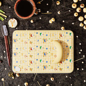 Couverture chauffante électrique pour animaux de compagnie à imprimé animalier de dessin animé, tapis de couchage printemps/hiver en tissu Oxford, lavable à la main, pour chats de petite taille - Product Image 3