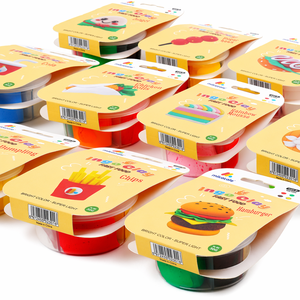 12 couleurs d'argile super légère à séchage à l'air pour enfants, activités artistiques et éducatives DIY - Product Image 1