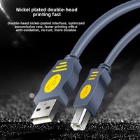 Jinghua Câble USB 2.0 de haute qualité de type a à type B Transfert de données haute vitesse 480Mbps pour imprimante Télécopieur Câble Etc.