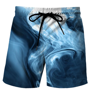 Estivo nuovo stile europeo e americano modello di fumo costume da bagno da <span class=keywords><strong>uomo</strong></span> pantaloni larghi da surf da spiaggia - Product Image 5