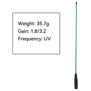 Antena para radio poc, walkie talkie, radio portátil, 144/430MHz, 3.2dBi, UHF/VHF, conector SMA macho para radio poc 4g - Product Image 3