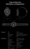Montre connectée d'extérieur DT G10 avec GPS, navigation hors ligne, appels Bluetooth, boussole, assistant vocal IA, télécommande, suivi d'activité et écouteurs TWS