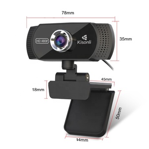 Kisonli Xoay HD Webcam 480P Máy Tính Webcam Với <span class=keywords><strong>Mic</strong></span> Cho <span class=keywords><strong>PC</strong></span> Máy Tính Xách Tay Cho Streaming - Product Image 5