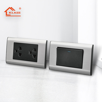 KLASS 118 type pc panneau interrupteur mural standard américain et prise 110V 220V 16A 50/60Hz prise de courant multifonction 3 broches
