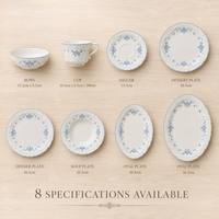 Faible MOQ 50 pièces Service de vaisselle en céramique Rose Vif Assiette Bol Tasse Soucoupe Compatible Micro-ondes Prix Usine Vente en Gros LOGO Personnalisé