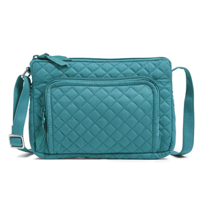 Women's Stylish Quilted Crossbody Purse Lightweight Polyester <b>Sling</b> Shoulder Bag with RFID Protection - Product Image 5