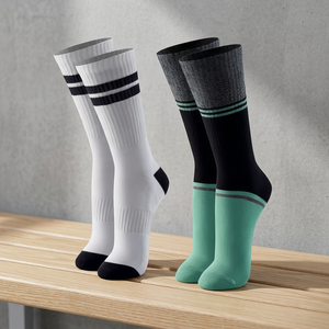 Calcetines de Pilates Personalizados Antideslizantes de Punto con Logotipo Personalizado, Calcetines de Yoga para Mujer con Agarre, Mezcla de Algodón, Deportivos, Venta al Por Mayor Directa de Fábrica - Product Image 2