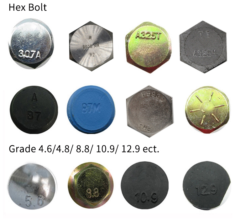 Grade 8.8 Bolt And Nut Screw Washer DIN931 DIN933 Metric Stainless Steel Galvanized