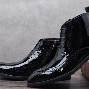 Chaussures pour hommes en cuir véritable, style décontracté et tendance, à bout pointu, tendance rétro, pour le bureau et la carrière, modèle 2025 - Product Image 4