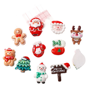 Accesorios Navideños Más Vendidos, Accesorios de Resina de Santa Claus, Colgantes Hechos a Mano para Carcasas de Teléfono, Venta al Por Mayor - Product Image 5