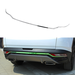 Embellecedor de moldura de parachoques trasero para coche, accesorio de ABS cromado y plateado, para Hyundai <span class=keywords><strong>Tucson</strong></span> <span class=keywords><strong>2022</strong></span> - Product Image 2