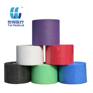 Venda quente 7cm Roxo Prewrap Alta Elasticidade Esportes Fita 27m 30yds Envoltório Espuma Bandagem Fábrica Atacado para Lesões Esportivas - Product Image 4