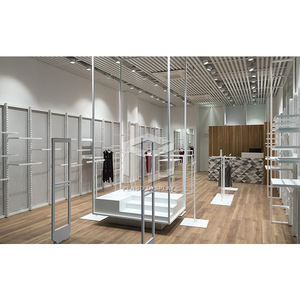 Espositore <span class=keywords><strong>da</strong></span> <span class=keywords><strong>Parete</strong></span> di Lusso per Abbigliamento, Appendiabiti in Metallo per Negozi - Product Image 1