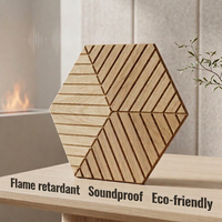 Paneles Decorativos de PET Absorbentes de Sonido, Alta Reducción de Ruido (0.8) con Impresión UV