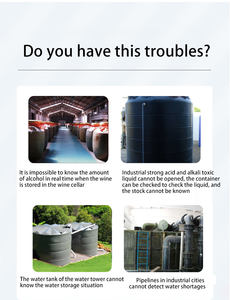 Şarap mahzenleri kimyasal çözümler kentsel boru hatları dolum ürünleri için XKC-E700 taşınabilir el sıvı seviyesi dedektör sensörü - Product Image 2