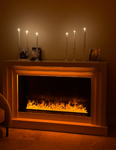 <span class=keywords><strong>Chimenea</strong></span> de vapor de agua negra de casete personalizada de 60cm, <span class=keywords><strong>chimenea</strong></span> de vapor 3D eléctrica con Control remoto de llama Led <span class=keywords><strong>para</strong></span> sala de estar interior - Product Image 3