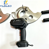 Cortador de Cables Hidráulico Inalámbrico YILI de 18V, Cortador Manual a Batería para HVAC, Construcción Eléctrica, Ingeniería de Cobre y Aluminio