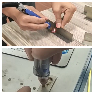 آلة لحام وقطع بالليزر محمولة صغيرة 2 في 1 للحروف المعدنية 110 فولت 220 فولت للبيع - Product Image 5