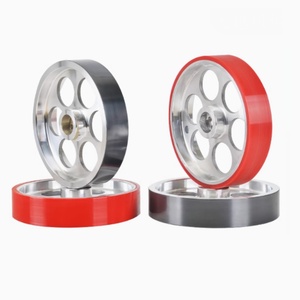 Polea de recuento de cerámica pulverizada 191*40 con cable de compresión, polea de plástico PU circular de 600 mm para máquina extrusora - Product Image 1