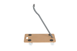 Chariot à main à plateforme en bois de qualité supérieure de 200 kg, personnalisé en usine, avec 4 roues universelles pour entrepôt - Product Image 2