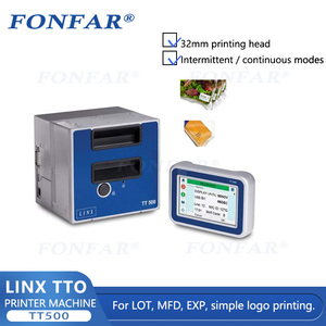 Venta caliente <span class=keywords><strong>Linx</strong></span> <span class=keywords><strong>TT500</strong></span> 32mm Impresora de codificación de fecha de transferencia térmica para máquina de embalaje VFFS/HFFS - Product Image 2
