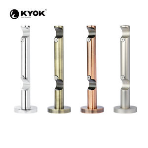 Soporte de Riel para Cortinas Europeo de Hierro Resistente - Soporte Estable para Barras de Cortina Dobles - Product Image 1