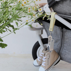 Correa de almacenamiento para <span class=keywords><strong>cochecito</strong></span> de bebé de cuero PU estilo japonés y coreano, correa portátil para botellas y zapatos de niños, <span class=keywords><strong>cochecito</strong></span> - Product Image 3