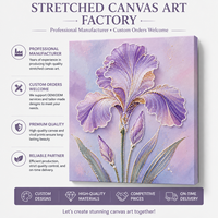 Toile de fond en MDF avec bordure en bois pour art diamant, contour personnalisé, 20, 30, 40 cm, cadre tendu en coton pour acheteurs en gros d'articles d'artisanat