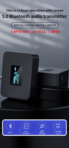 T6Pro One Pair Two <strong>Bluetooth</strong> 5.0 Audio Transmitter <strong>With</strong> CSR Chipset Optical/Coaxial/<strong>Aux</strong> <strong>Bluetooth</strong> Adapter - Product Image 2