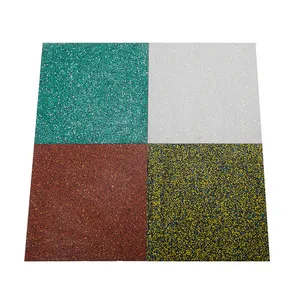 Красочный резиновый защитный напольный коврик