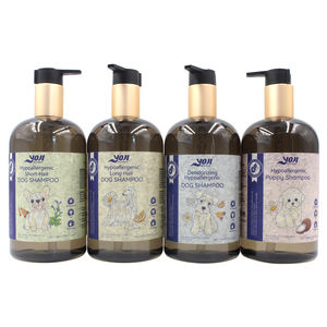Shampooing pour animaux de compagnie formulé aux acides aminés nouvellement développé d'approvisionnement d'usine pour les races de chiens à peau sensible Shampooing de toilettage pour salon de coiffure 500ml - Product Image 1