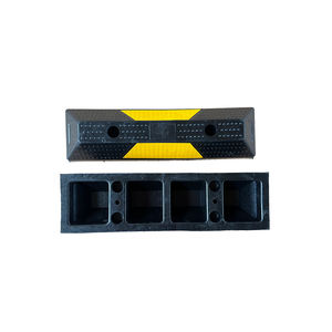 Meta Borracha MR-WSR55YD 550*150*100MM Anti-Skid Anti-Colisão Bloco De Borracha Terra Freios Carro Estacionamento Lote Rolha De Roda Estrada - Product Image 5