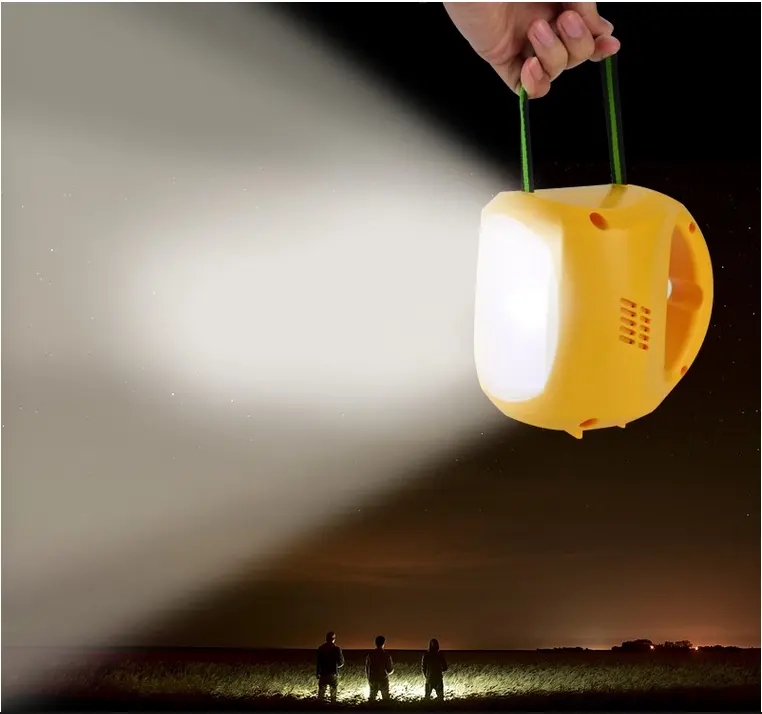 Fábrica Atacado Usb Recarregável Led Camping Lanterna Lâmpada Outdoor Portable Led Camp Luzes Multifuncional Solar Camping Luz
