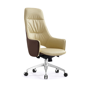 Meilleure qualité dossier haut confortable en cuir PU amovible gestionnaire patron hauteur réglable chaise de bureau - Product Image 6
