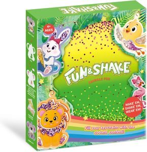 Kit de loisirs créatifs DIY pour enfants, très populaire, pour la création de porte-clés animaux à paillettes, idéal pour les activités artistiques et les voyages - Product Image 1