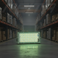 Projecteur marin IP67 vert 100W 200W 300W 400W 500W 1000W pour port, mât haut, anti-corrosion, en acier inoxydable 316