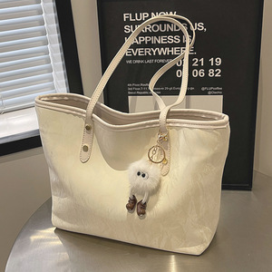 <span class=keywords><strong>Sac</strong></span> fourre-tout grande capacité <span class=keywords><strong>pour</strong></span> <span class=keywords><strong>femme</strong></span>, <span class=keywords><strong>sac</strong></span> à bandoulière zippé, style décontracté polyvalent <span class=keywords><strong>pour</strong></span> étudiante, <span class=keywords><strong>sac</strong></span> à <span class=keywords><strong>main</strong></span> <span class=keywords><strong>pour</strong></span> <span class=keywords><strong>cours</strong></span> - Product Image 4