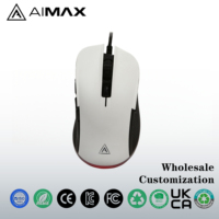 Mouse Gaming Ergonomis Kabel USB RGB Backlight 800-6400 DPI 6 Tombol untuk Desktop Laptop Grosir Pabrik